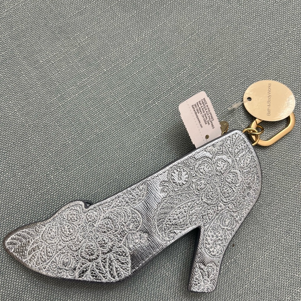 NWT bath and body works Cinderella slipper coin purse